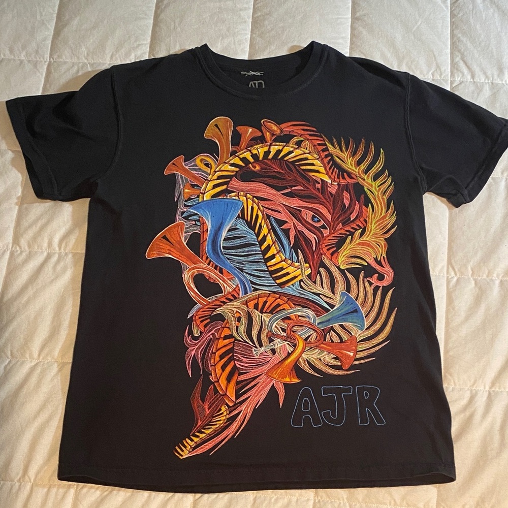 AJR Black Graphic T-Shirt